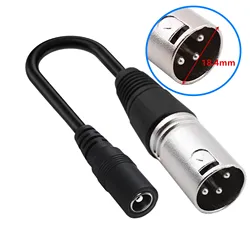 Universal Connector Cable Adapter for Electric Scooters and Bikes Chargers (DC5521 To XLR Male)