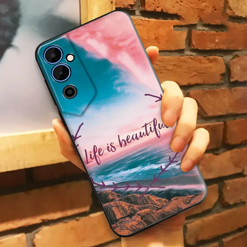 Marble TPU Soft Silicone Phone Case for Tecno Pova Neo Series