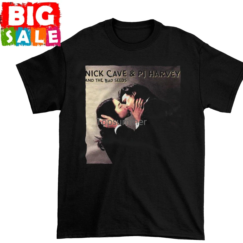 Ник пещера и ПДж Харви и плохие семена, полноразмерная рубашка Nd1180