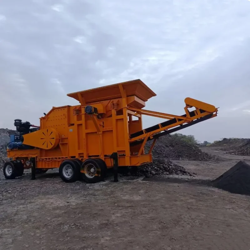 YGFactoryPriceTrailerMobileStoneCrusherDieselEngineJawCrusher