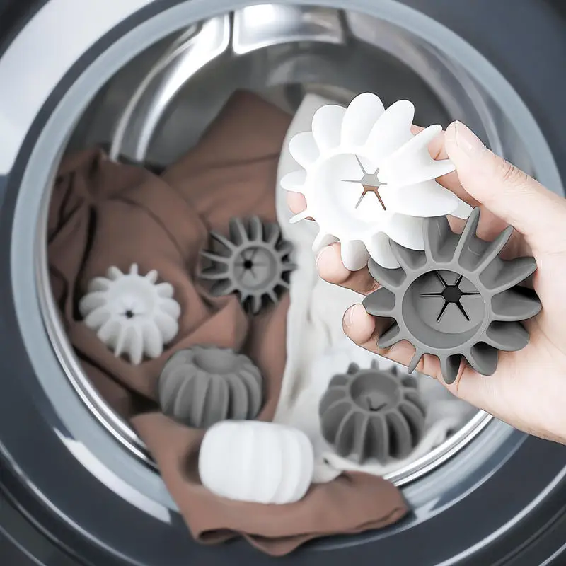 Reusable Silicone Magic Laundry Ball Floating Lint Cat Hair Remover Catcher Anti-tangle Cleaning Balls Tools For Washing Machine laundry ball,pet hair remover,laundry hair catcher
