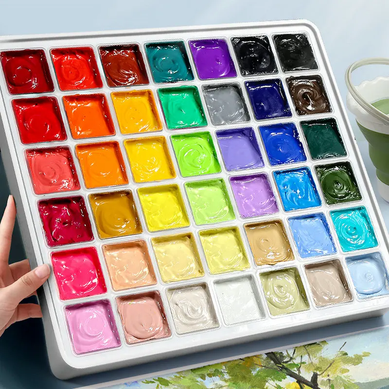 Himi Jelly Gouache Paint 56 Colors Gouache Paint Set Non-toxic Professional  Gouache Paint Sets 42 Colors Gouache Paintings