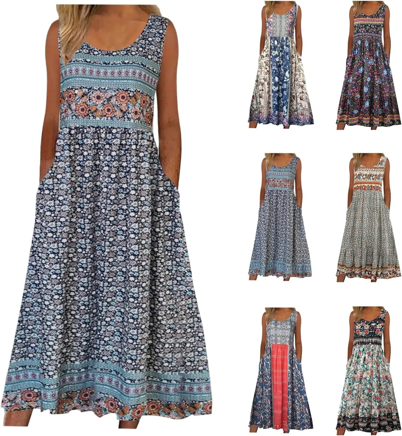 Bawra Sleeveless Summer Dress
