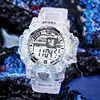 YIKAZE Luminous Men Sport watch Waterproof Alarm Clock Outdoor Sport Wristwatch Large Dial  LED Digital Watch for Man Kids 1
