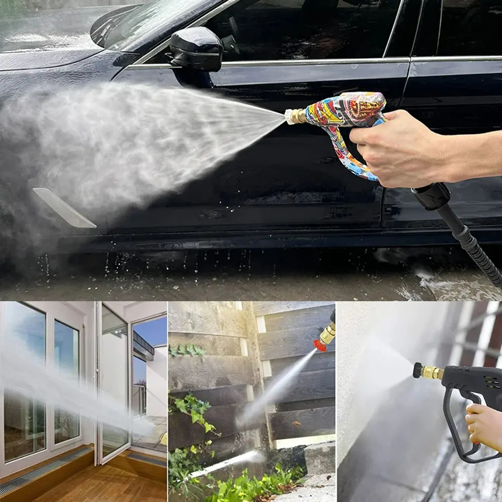 High Pressure Washer Gun Cleaning Hose Connector For Karcher k2K5k7/Nilfisk/Parkside/Bosch Quick connector high pressure water 6