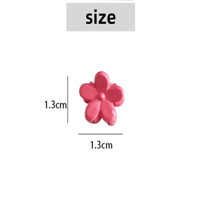 Hair Claw 50pcs Minimalist Solid Mini Cute Banana Clip Cartoon Headwear Non Slip Hair Styling Accessories