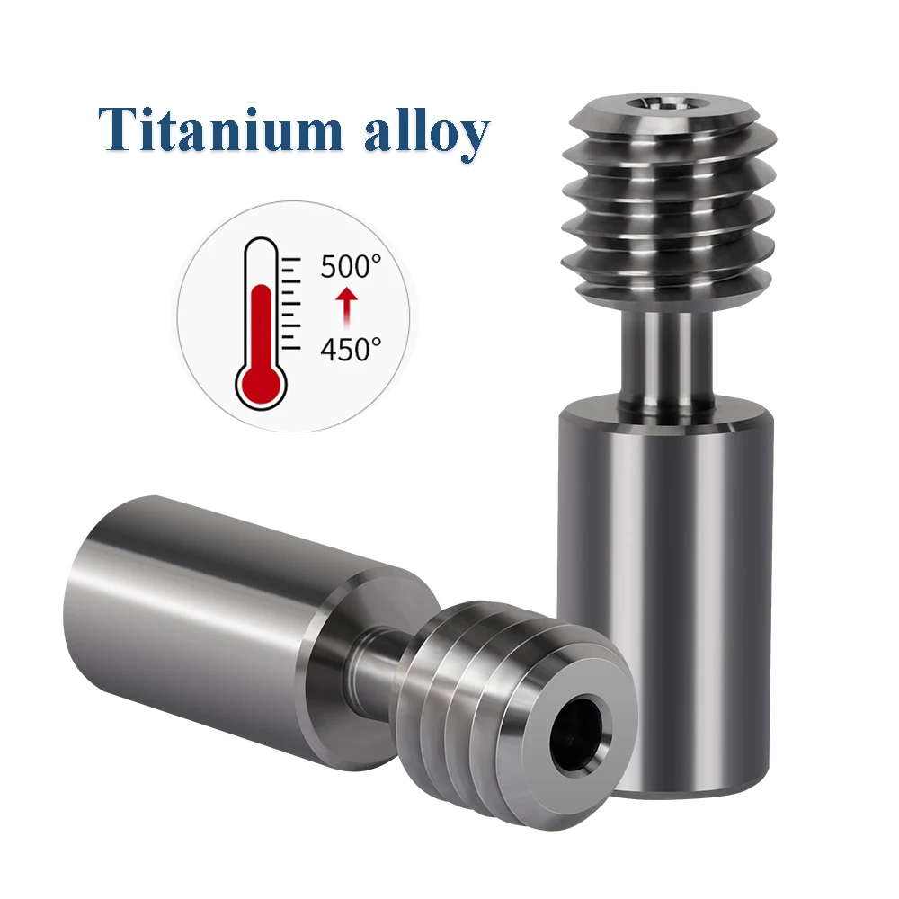 Mega 2Pcs Parti Della Stampante 3D Heatbreak Gola Liscia 1.75Mm Heat Break Per Creality Ender-3 S1 Cr-10 Smart Pro Ender3 V3 Se Sprite