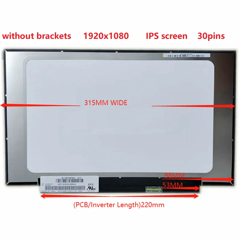 Asus E410 E410M LCD LED Screen 14.0" FHD Replacement IPS Display New