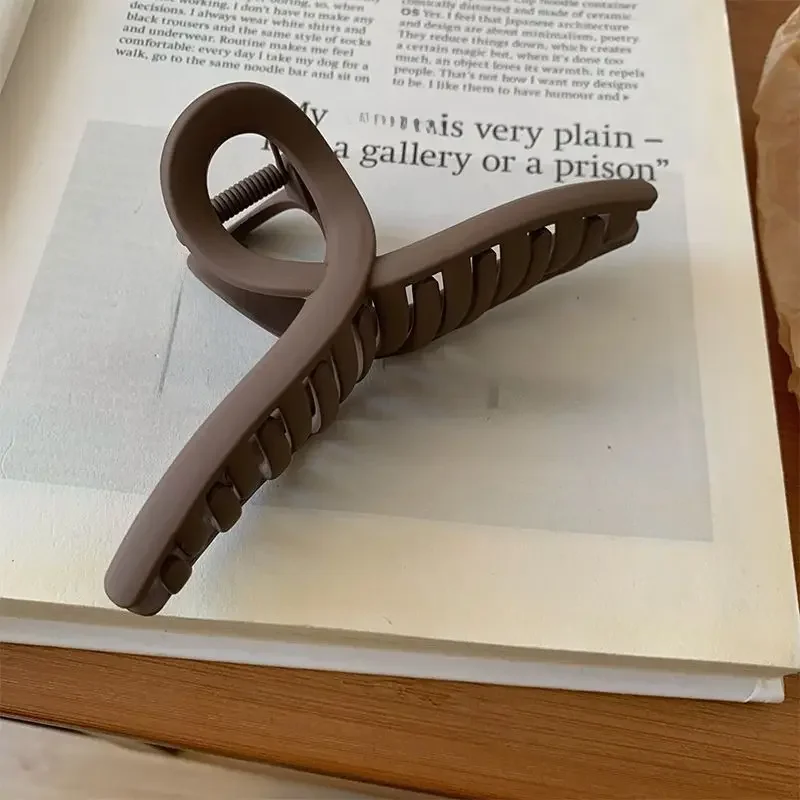 Frosted deep coffee Cross-13cm