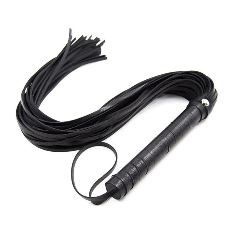 1PC Pu Leather Pimp Whip Portable Racing Riding Crop Party Flogger Queen Horse Riding Whip equestrian whip riding accessories