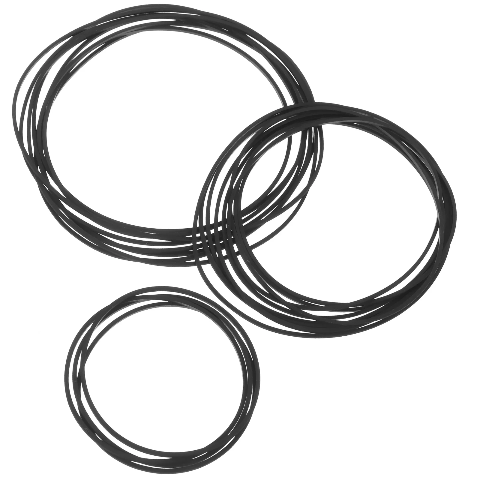 20pcs 1mm 사각형 35 85mm 혼합 교체 카세트 벨트 레코더 DVD 레코더 벨트 음악 플레이어 오디오 DJ 장비