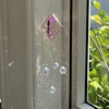 Crystal Windchime Love Heart Pendant Hanging Wind Chimes Sun Catchers Window Rainbow Chaser Outdoor Garden Home Decor Gifts 4