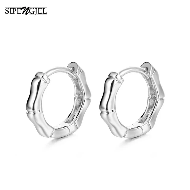 Aggregate more than 81 white gold bamboo earrings 3tdesign.edu.vn