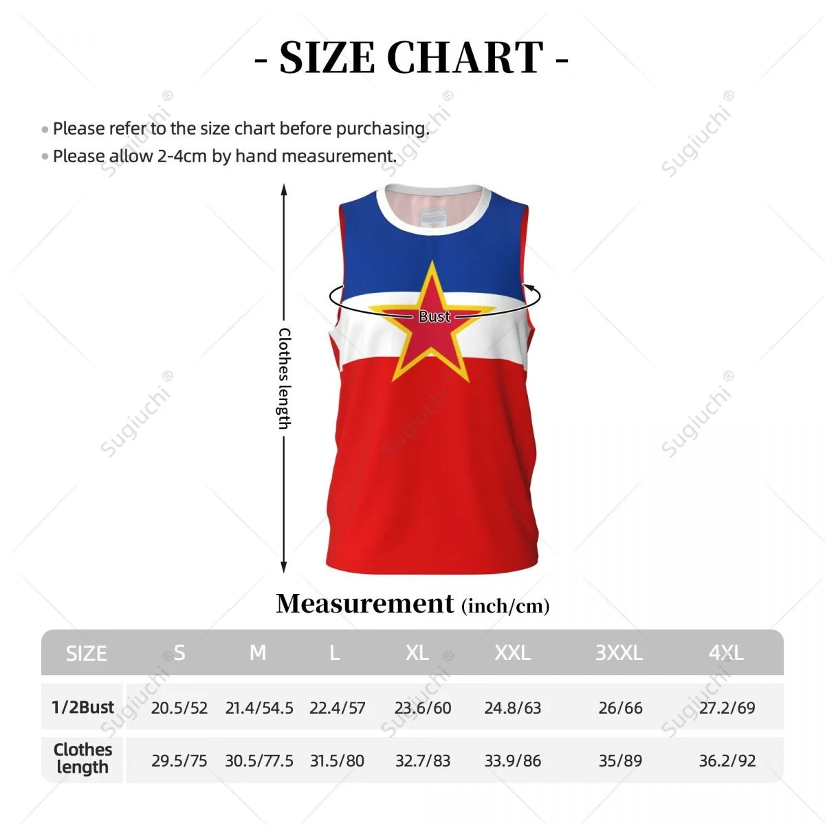 Yugoslavia Flag Men Basketball Sports Running Fitness Multifunction Sleeveless tshirt Exclusive Name Nunber