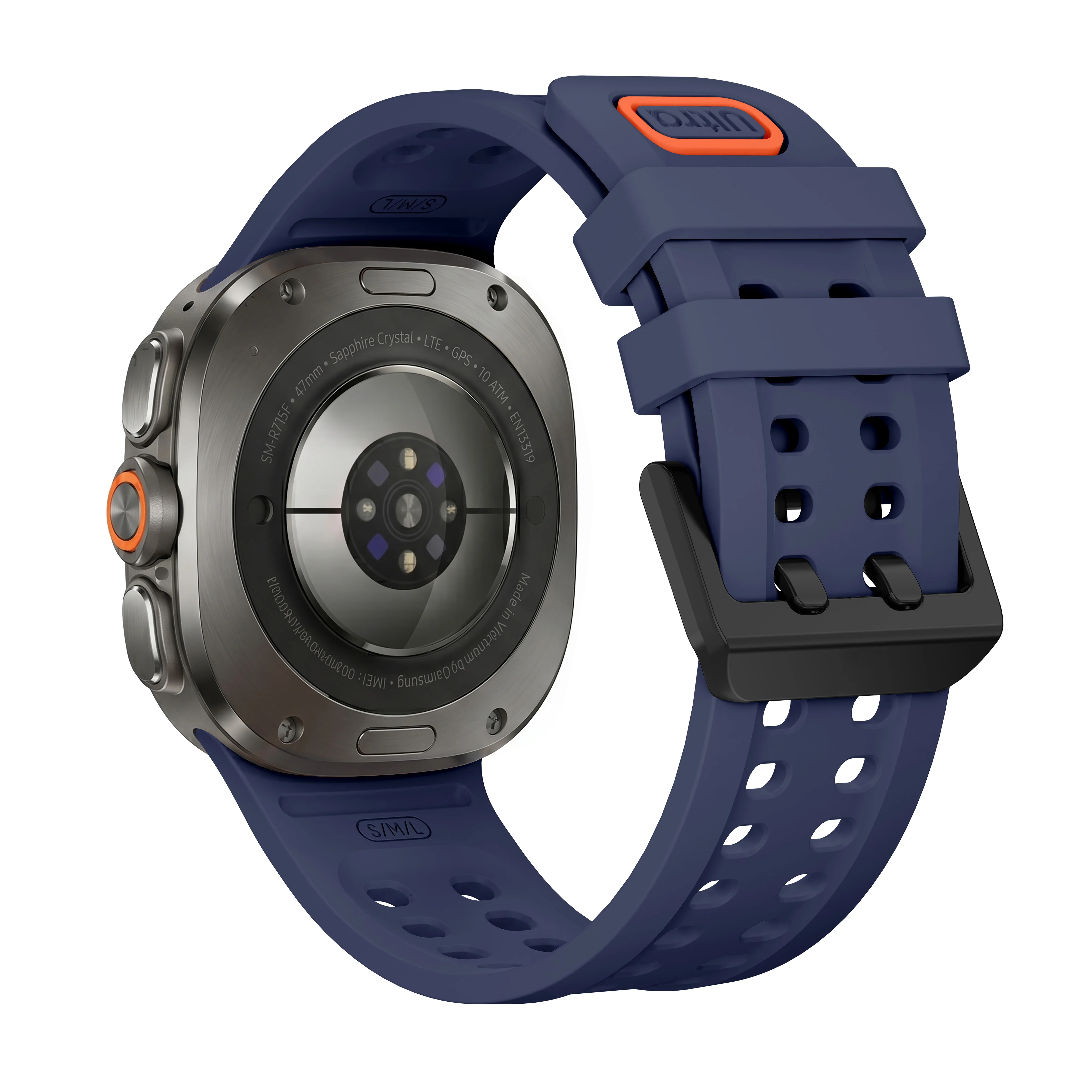 Premium Silicone Marine Sports Band for Smartwatch - Ultra Durable Strap