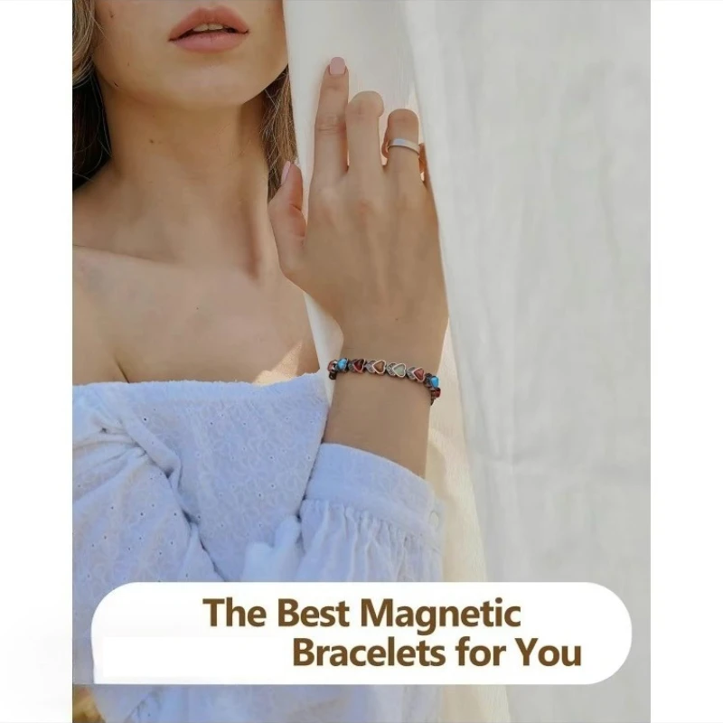 Copper Magnetic Gemstone Bracelet 4