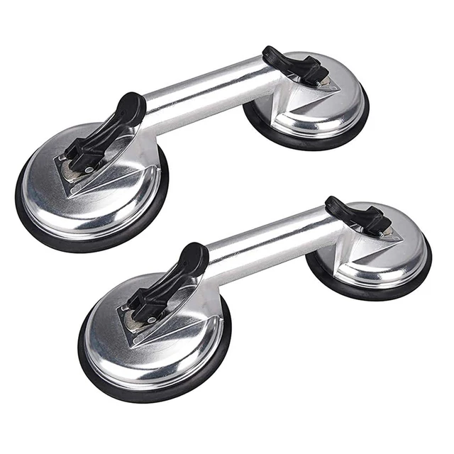  SOLUDE 2 Pack Glass Suction Cup,Aluminium Heavy Duty