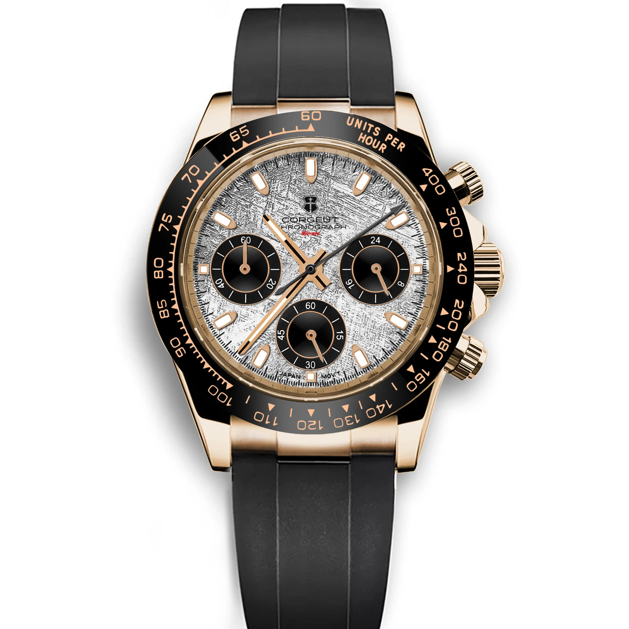 Часы мужские спортивные многофункциональные с хронографом, 24 часа