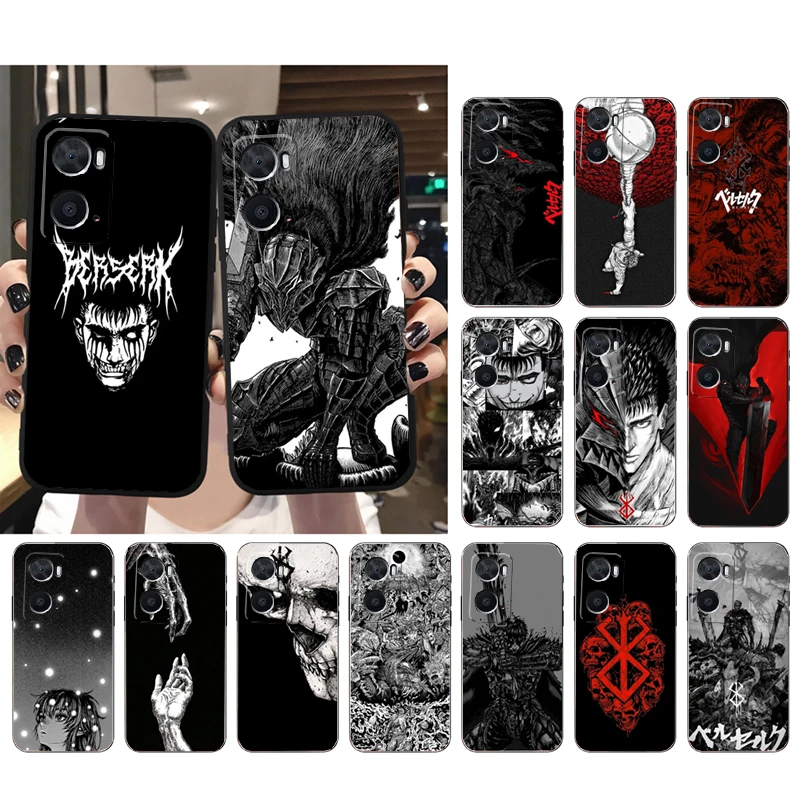 

Berserk Guts Phone Case For OPPO A16 A17 A32 A52 A53S A54 A55 A57 A58 A74 A8 A91 A96 REALME 8 C20 C21