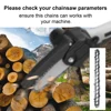 6 Inch Mini Steel Chainsaw Chain Electric Electric Saw Accessory Replacement Electric Chain Saw Chain 3