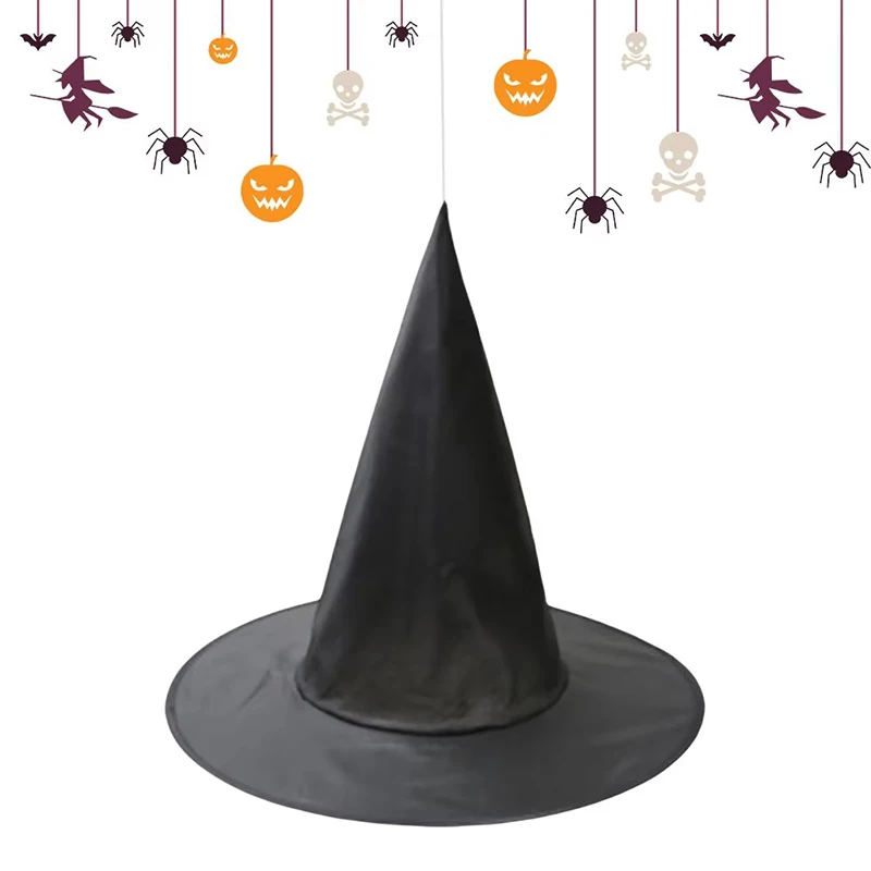 Magical Light-Up Wizard Wand with Hat for Kids - Halloween Pretend Play Toy