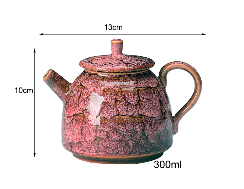 Description Picture 3 of item300ML Ceramic Teapot Exquisite Ceramic Kung Fu Tea Pot Water Kettle Mug Teapot for Tea in Cup Teapots Gaiwan Samovar Set Puer