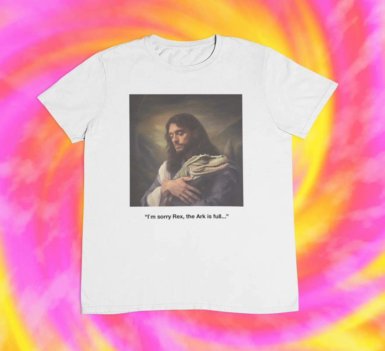 I M Dish Rex The Ark Is Full T Shirt Noah Dinosaurs Ironic