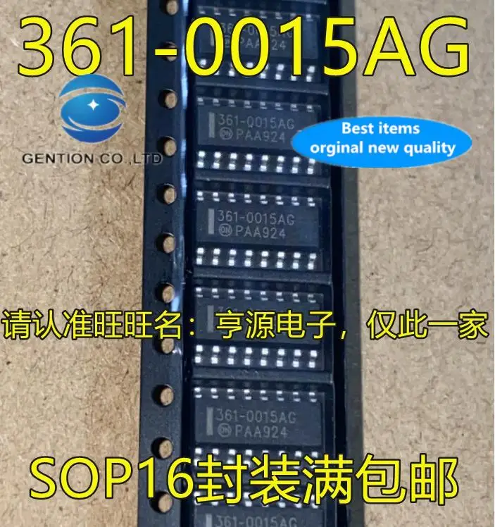 

10 шт., 100% оригинальные новые модели 361-0015 361-0015AG SOP16, пластырь для ног, версия для компьютера автомобиля, часто хрупкий чип