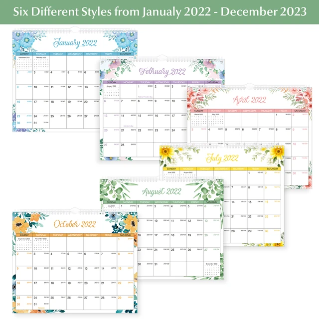 Calendar Large Whiteboard Wall 2022-2023 Big 24 Months Paper Monthly Planner  Office Hanging Calender - AliExpress