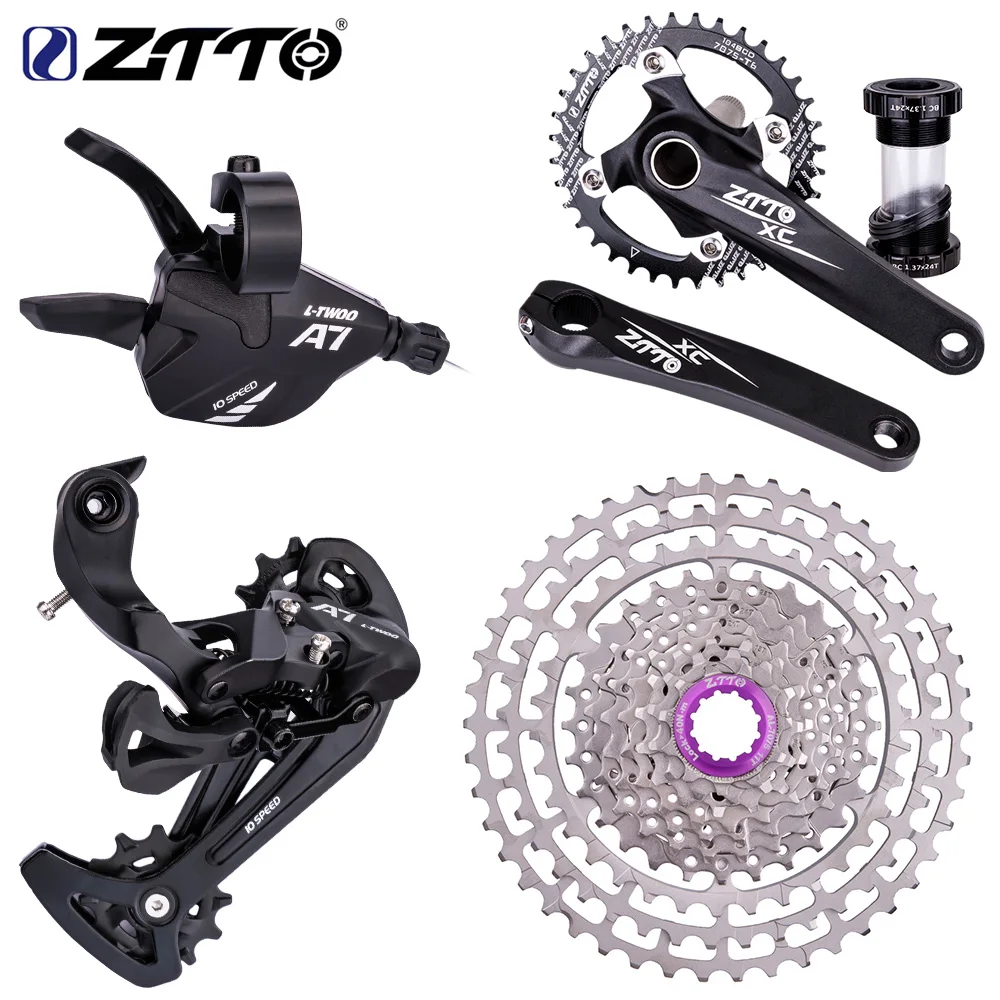 ZTTO MTB 1x 10 Speed 11-50T Groupset 11/46T Wide Range Cassette 11