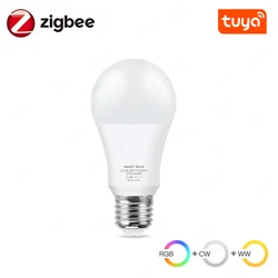 Smart WiFi RGB LED Light Bulbs - Color & White Adjustable, 15W/18W E27, Compatible with Smart Home Systems (1PCS Pack)