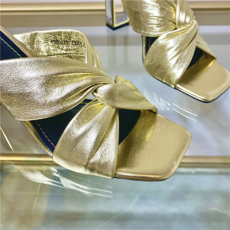 2022 Summer New Fashion Women Slippers High Heel Shoes for Woman Slides Woman High (5cm-8cm) Sexy Slippers plus size Women Shoes