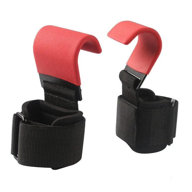1 Pcs Weightlifting Bar Hook Heavy Duty Wrist Strap Training Pull Up Hand Grip Strapgym most grip deadlift hook grip