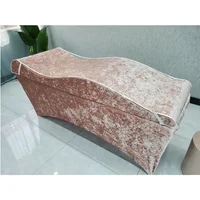 New European Style waves lashes mattress curved Velvet massage bed mattress eyelash lash bed mattrass Topper 1