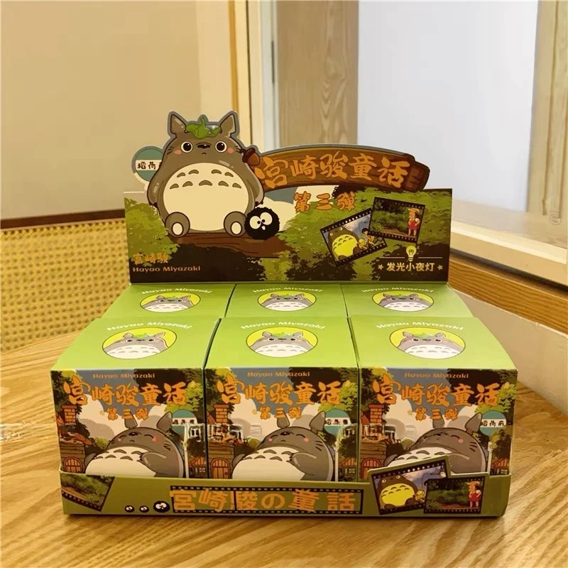 Anime Miyazaki Hayao Blind Box Night Light Cute Totoro Surprise
