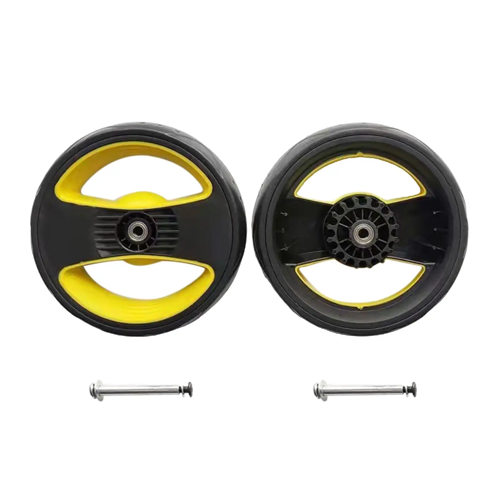 Trolley Wheel Pram Upgrade Parts Spare Parts Pushchair Repairing 2Pcs