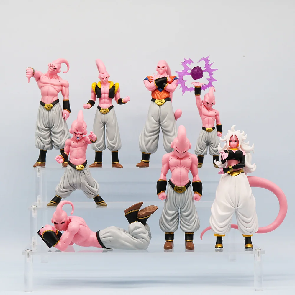 

8 Pcs/Set All Forms Buu Figures Dragon Ball 16cm Pvc Model Toys Desktop Ornaments