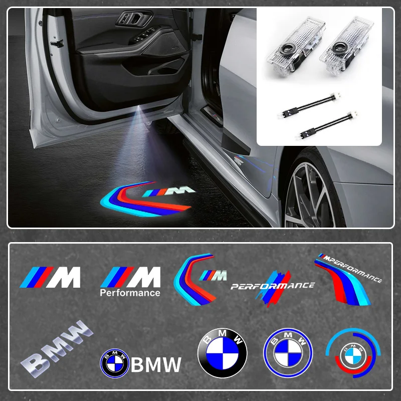 Ampoule LED pour décoration intérieure de voiture, 2 pièces, pour BMW X1 X3 X4 X5 E46 M1 E90 M2 M3 M5 M6 E87 M Power F20 E60, accessoires