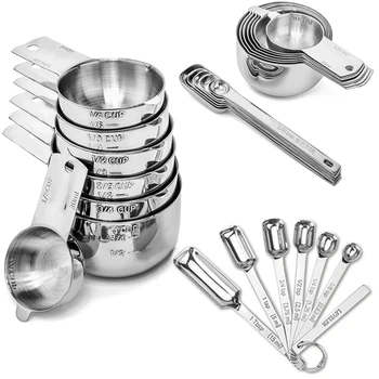 Stainless Measuring Cups Set 1