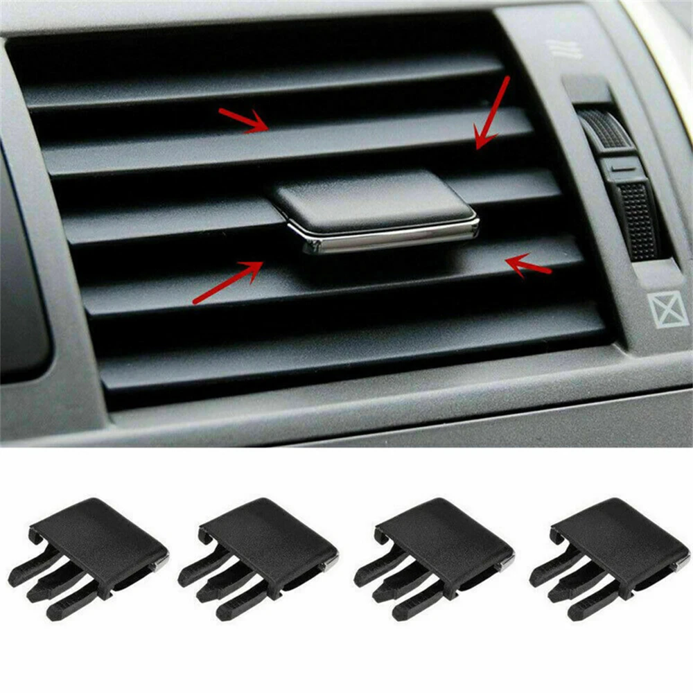 

​4pcs Auto Car Air Conditioning Vent Car Center Dash A/C Vent Louvre Blade Slice Air Conditioning Leaf Clips Set Accessories