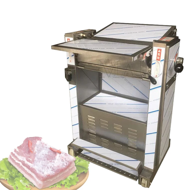 

Pork Skin Cutting Removing Peel Peeling Processing Machine