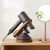 Wall Mount Hair Dryer Holder for Dyson Supersonic Hair Dryer Storage Rack Walnut Beech Wood Hair Dryer Bracket Bathroom Tools 4