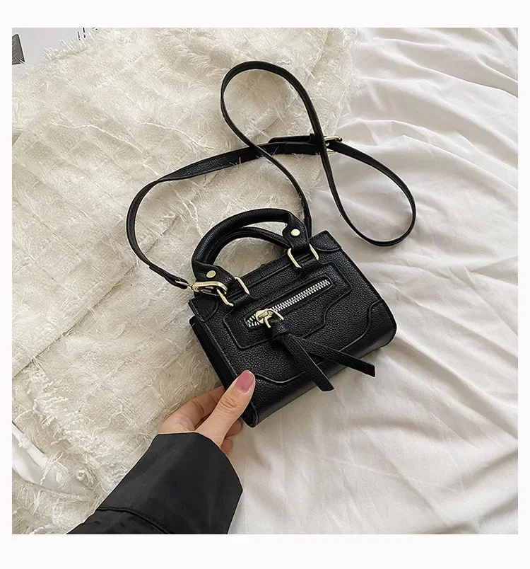 

Mini Handbags For Women Lychee Pattern Candy Color Coin Lipstick Purses And Handbag 2023 Designer Bags Luxury Motorcycle Bag Sac