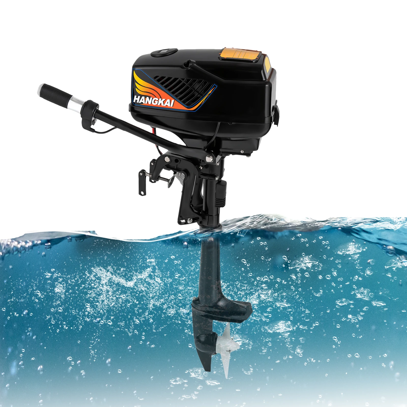 5HP Outboard Motor Short Shaft 48V Fishing Boat Trolling Engine Electric Outboard Engine 4000RPM