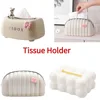 Facial Tissue Holder Cute Irregular Cloud Bear Shell Candy Drawer Luxury Home Living Room Dining Table Tissue Box Plastic 1
