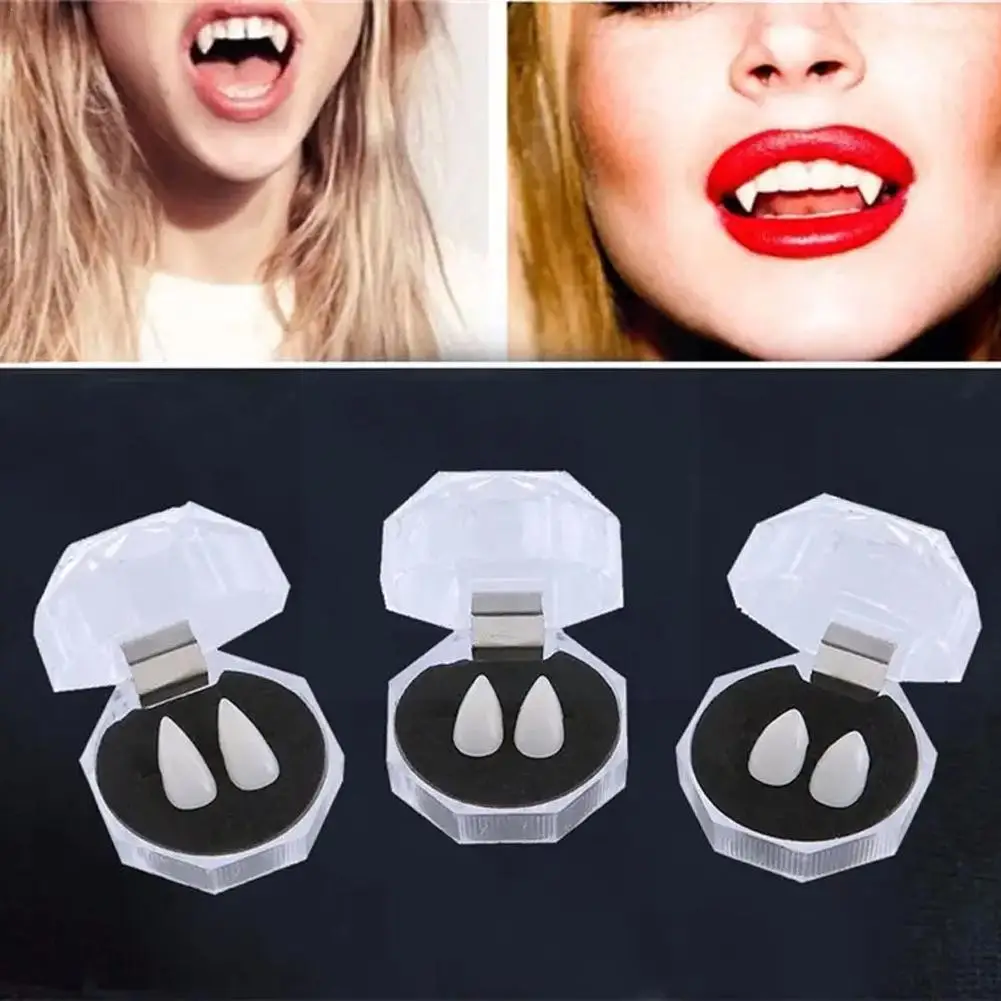 

Bloodcurdling Werewolves Fangs Fake Dentures Teeth For Halloween Costume Party Props Halloween Dentures Cosplay Favors U5Y6