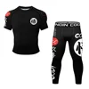 Kimono Jiu Jitsu Mma T-shirt+Pant Rashguard For Men 4Pcs/Suits Muay thai MMA Shorts Bjj Gi Rash guard Boxing Jerseys Sportsuit 5