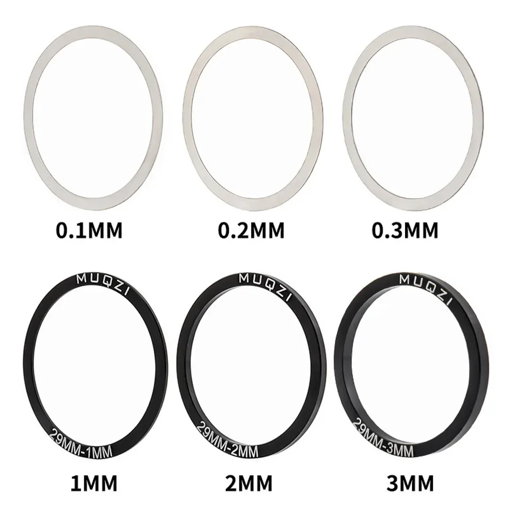 Bicycle bottom bracket washer Bike Gasket Bottom Bracket Washer 30mm Crankset Shim Stainless Steel Washer 24mm 29mm For BB86/91/92/BB30/PF30