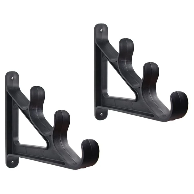2 Pieces Fishing Rod Wall Rack Horizontal Mount Ceiling Space Saver Organizer For | Спорт и развлечения
