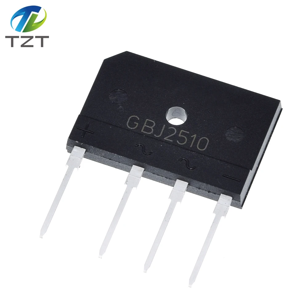 5PCS 25A 1000V diode bridge rectifier gbj2510 diode bridge rectifier rectifier diodes electrical rectifier diodes electrical diodes
